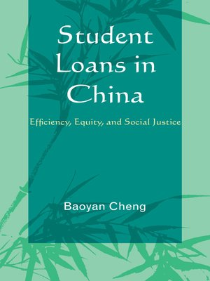 cover image of Student Loans in China